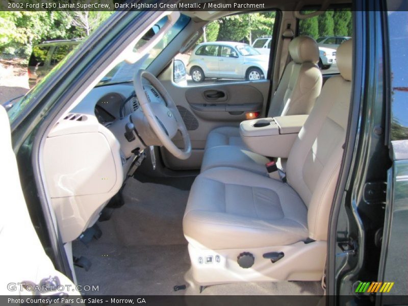  2002 F150 Lariat SuperCrew Medium Parchment Interior