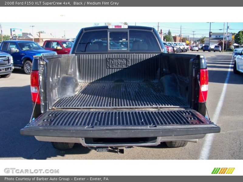 Black / Medium Flint Grey 2008 Ford F150 XLT SuperCrew 4x4
