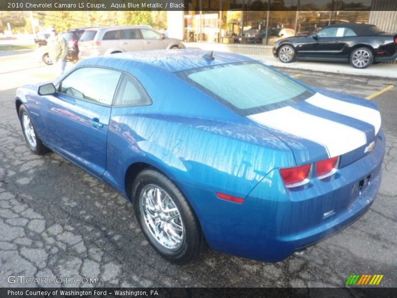 Aqua Blue Metallic / Black 2010 Chevrolet Camaro LS Coupe