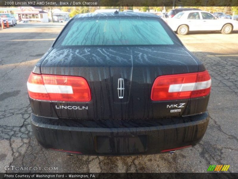 Black / Dark Charcoal 2008 Lincoln MKZ AWD Sedan