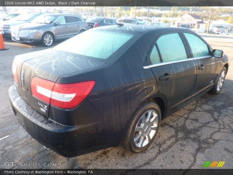 Black / Dark Charcoal 2008 Lincoln MKZ AWD Sedan