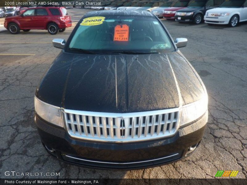 Black / Dark Charcoal 2008 Lincoln MKZ AWD Sedan