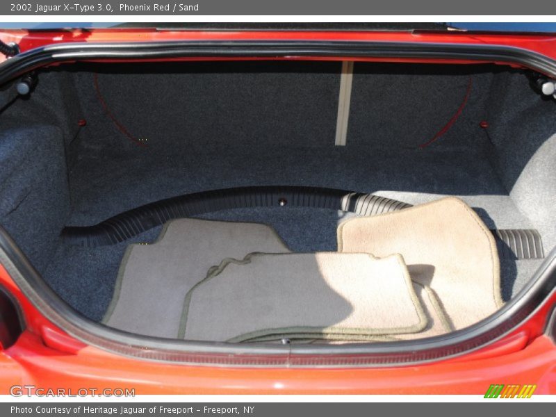 Phoenix Red / Sand 2002 Jaguar X-Type 3.0