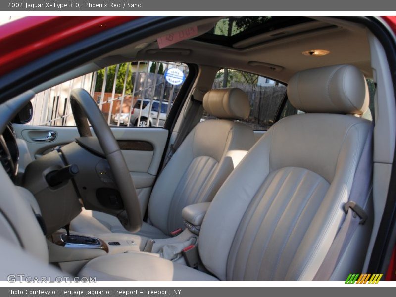 Phoenix Red / Sand 2002 Jaguar X-Type 3.0