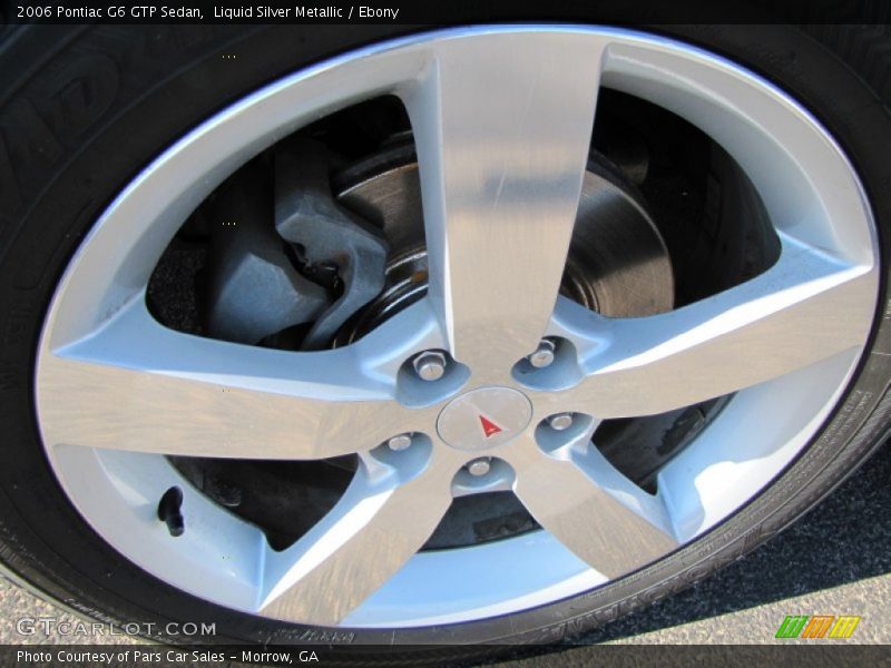 Liquid Silver Metallic / Ebony 2006 Pontiac G6 GTP Sedan