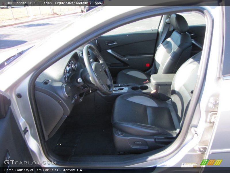 Liquid Silver Metallic / Ebony 2006 Pontiac G6 GTP Sedan