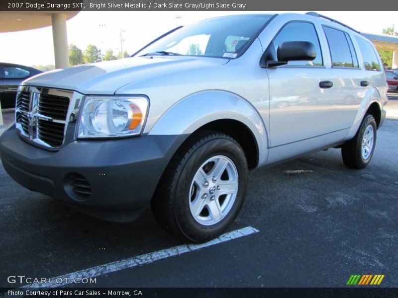 Bright Silver Metallic / Dark Slate Gray/Light Slate Gray 2007 Dodge Durango SXT
