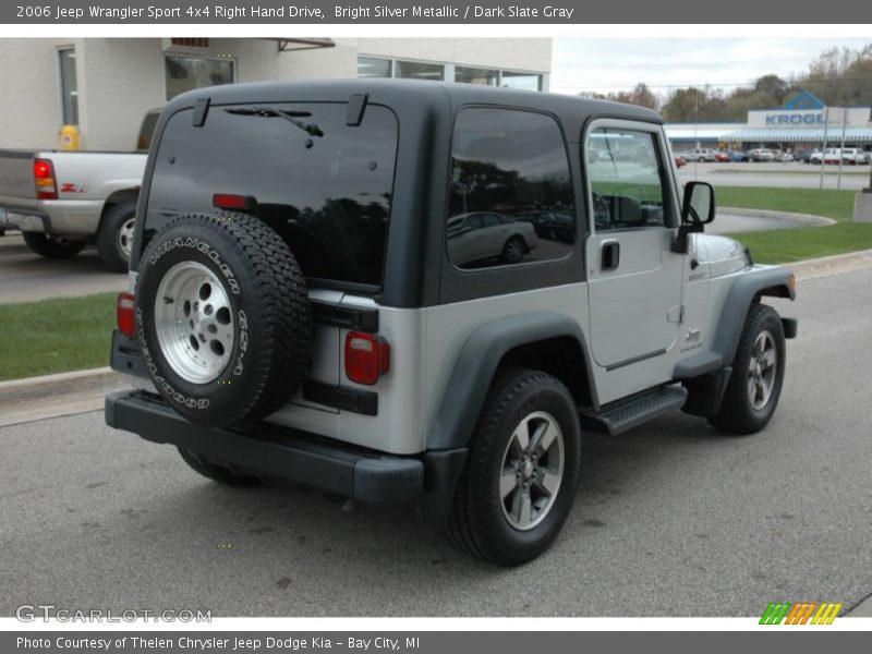 Bright Silver Metallic / Dark Slate Gray 2006 Jeep Wrangler Sport 4x4 Right Hand Drive
