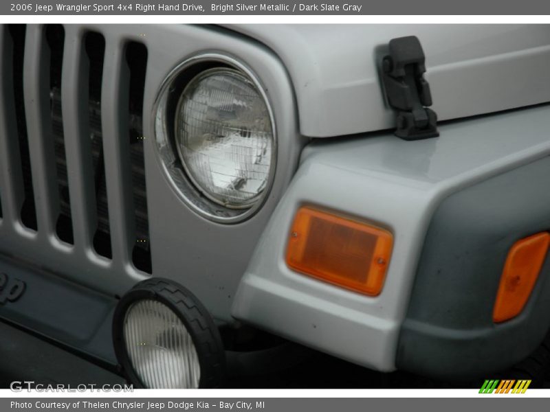 Bright Silver Metallic / Dark Slate Gray 2006 Jeep Wrangler Sport 4x4 Right Hand Drive