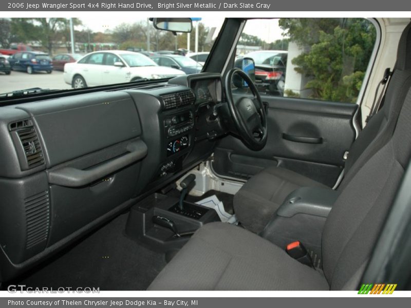 Bright Silver Metallic / Dark Slate Gray 2006 Jeep Wrangler Sport 4x4 Right Hand Drive