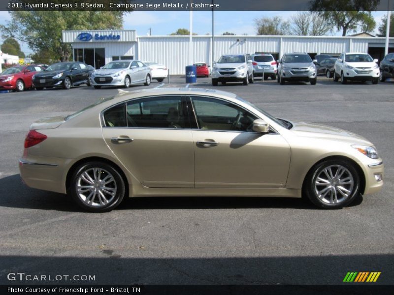 Champagne Beige Metallic / Cashmere 2012 Hyundai Genesis 3.8 Sedan