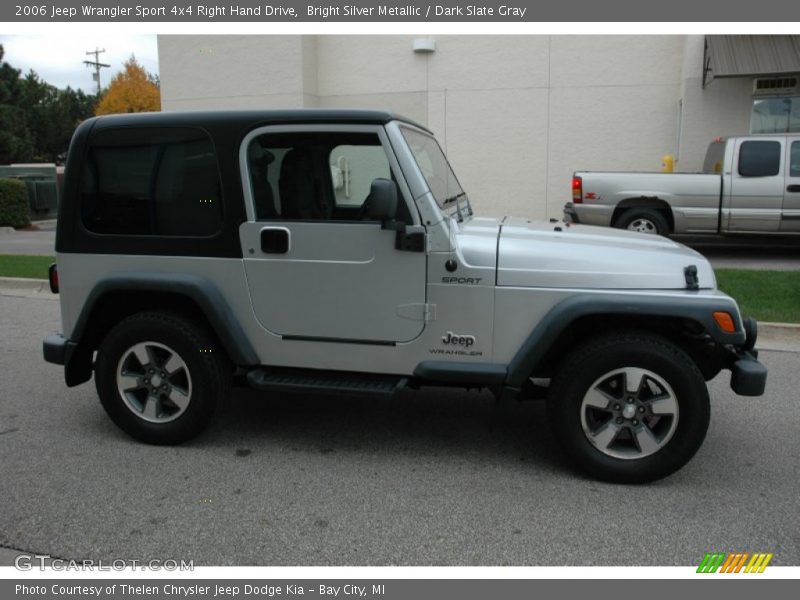 Bright Silver Metallic / Dark Slate Gray 2006 Jeep Wrangler Sport 4x4 Right Hand Drive