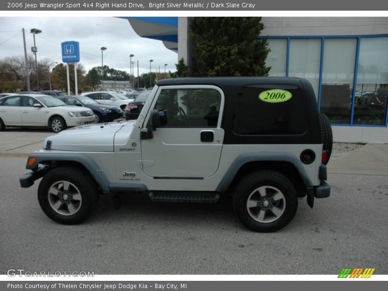 Bright Silver Metallic / Dark Slate Gray 2006 Jeep Wrangler Sport 4x4 Right Hand Drive