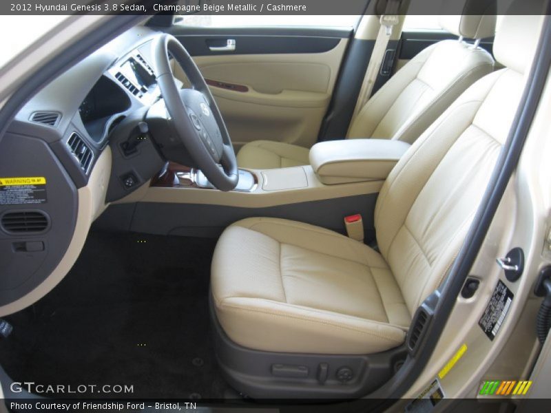  2012 Genesis 3.8 Sedan Cashmere Interior