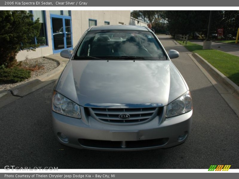 Clear Silver / Gray 2006 Kia Spectra EX Sedan
