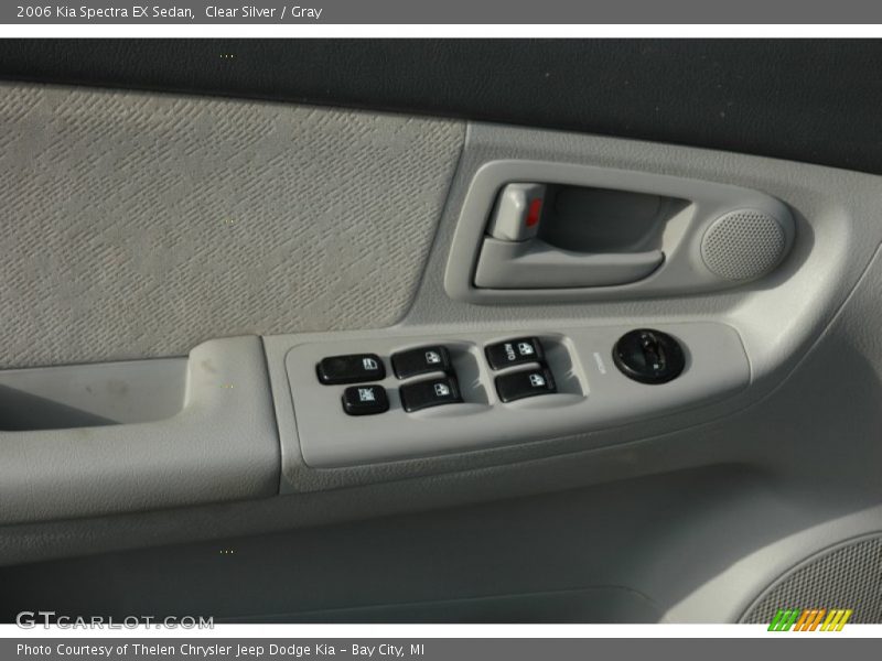 Clear Silver / Gray 2006 Kia Spectra EX Sedan