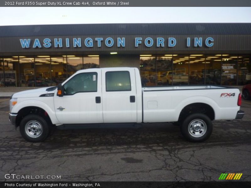 Oxford White / Steel 2012 Ford F350 Super Duty XL Crew Cab 4x4