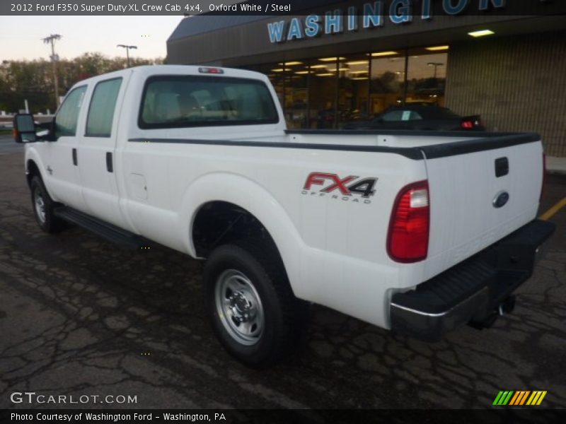 Oxford White / Steel 2012 Ford F350 Super Duty XL Crew Cab 4x4