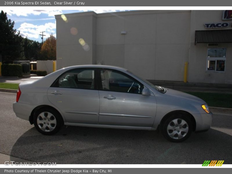 Clear Silver / Gray 2006 Kia Spectra EX Sedan