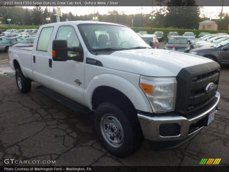 Oxford White / Steel 2012 Ford F350 Super Duty XL Crew Cab 4x4