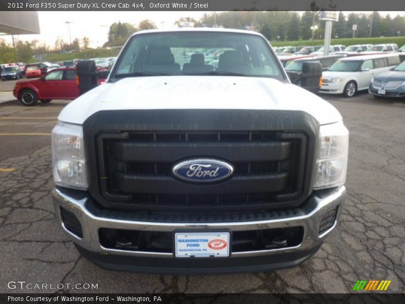 Oxford White / Steel 2012 Ford F350 Super Duty XL Crew Cab 4x4