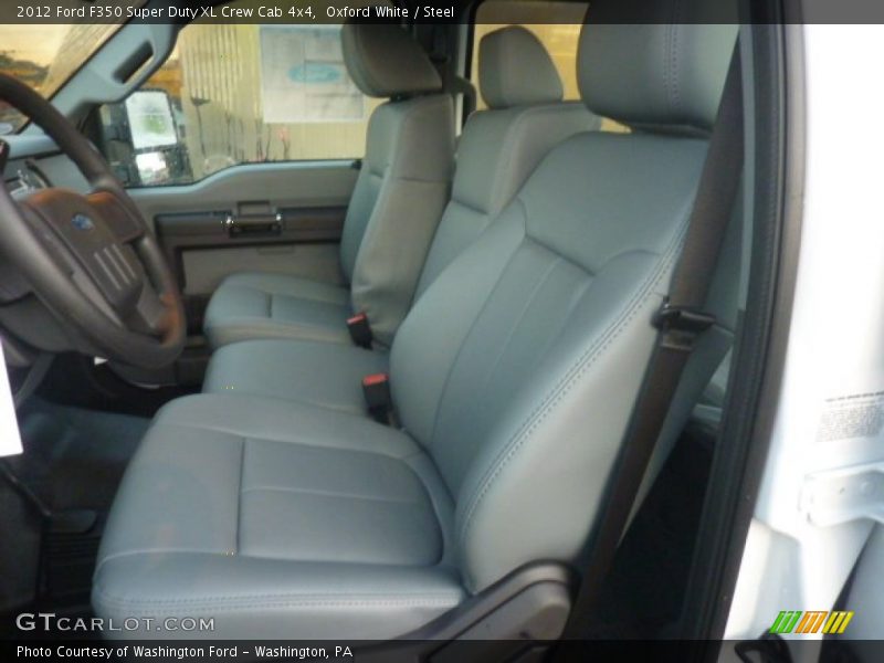 Oxford White / Steel 2012 Ford F350 Super Duty XL Crew Cab 4x4