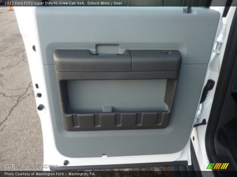 Oxford White / Steel 2012 Ford F350 Super Duty XL Crew Cab 4x4