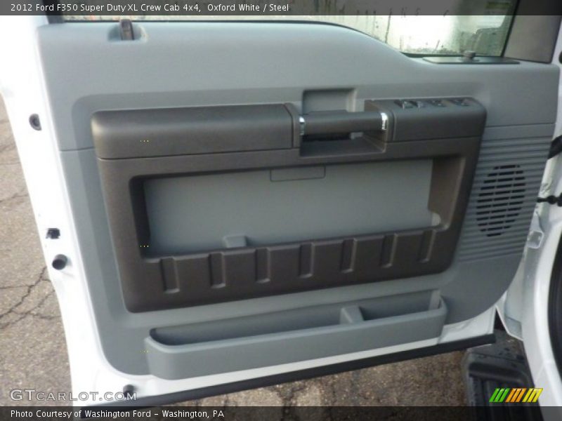 Oxford White / Steel 2012 Ford F350 Super Duty XL Crew Cab 4x4