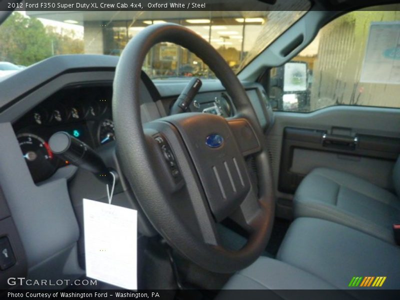 Oxford White / Steel 2012 Ford F350 Super Duty XL Crew Cab 4x4