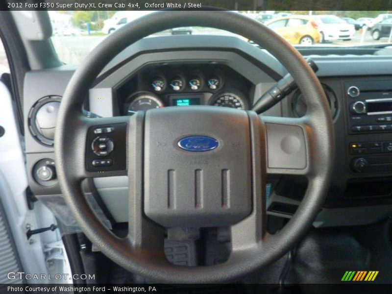  2012 F350 Super Duty XL Crew Cab 4x4 Steering Wheel