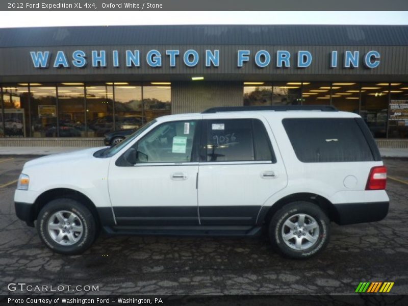 Oxford White / Stone 2012 Ford Expedition XL 4x4