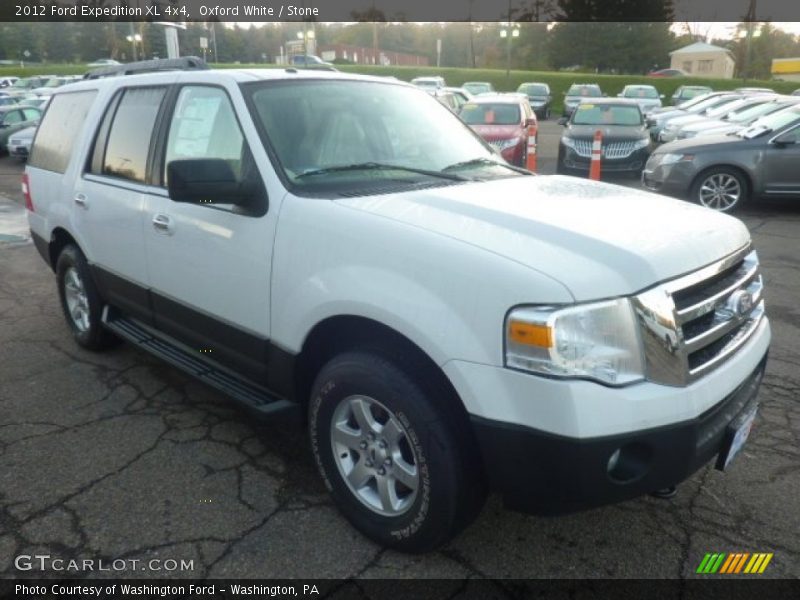 Oxford White / Stone 2012 Ford Expedition XL 4x4