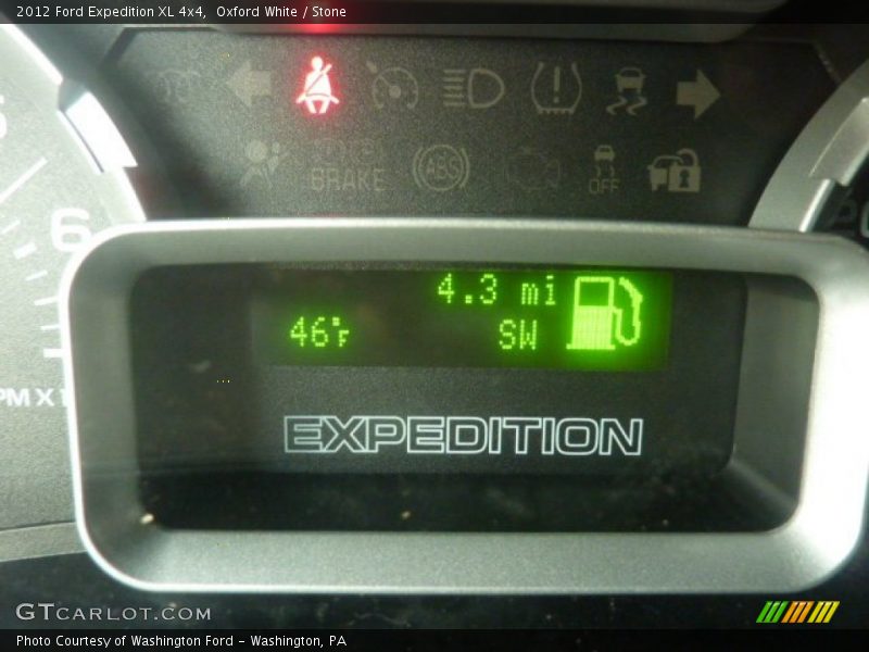 Oxford White / Stone 2012 Ford Expedition XL 4x4