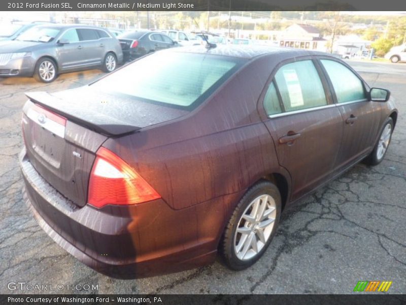 Cinnamon Metallic / Medium Light Stone 2012 Ford Fusion SEL