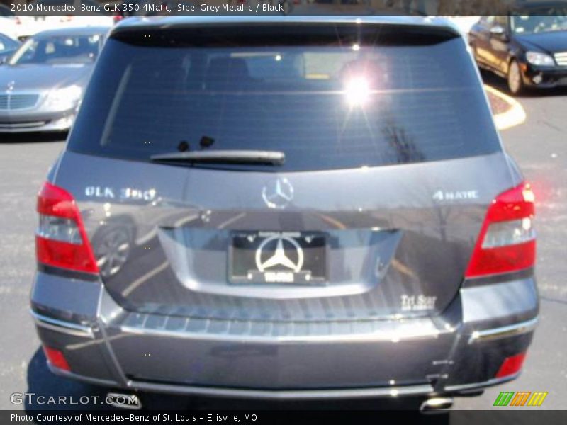 Steel Grey Metallic / Black 2010 Mercedes-Benz GLK 350 4Matic