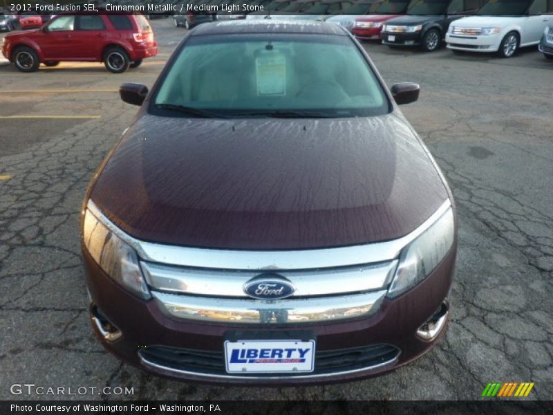 Cinnamon Metallic / Medium Light Stone 2012 Ford Fusion SEL