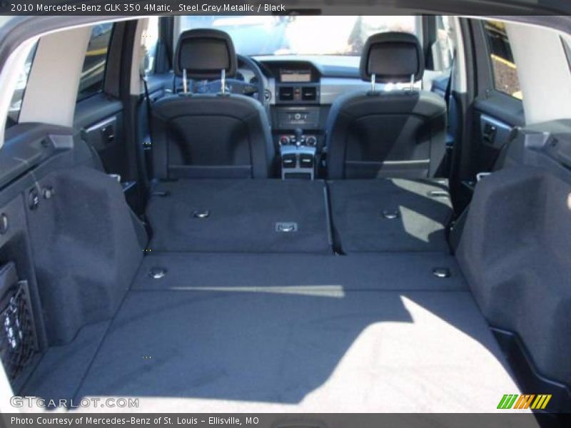 Steel Grey Metallic / Black 2010 Mercedes-Benz GLK 350 4Matic