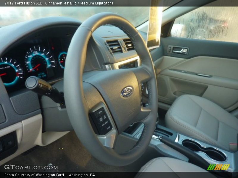Cinnamon Metallic / Medium Light Stone 2012 Ford Fusion SEL