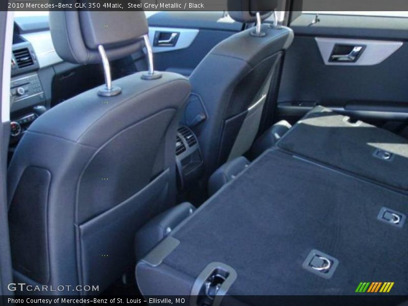 Steel Grey Metallic / Black 2010 Mercedes-Benz GLK 350 4Matic