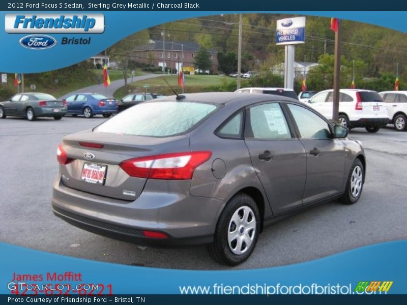 Sterling Grey Metallic / Charcoal Black 2012 Ford Focus S Sedan