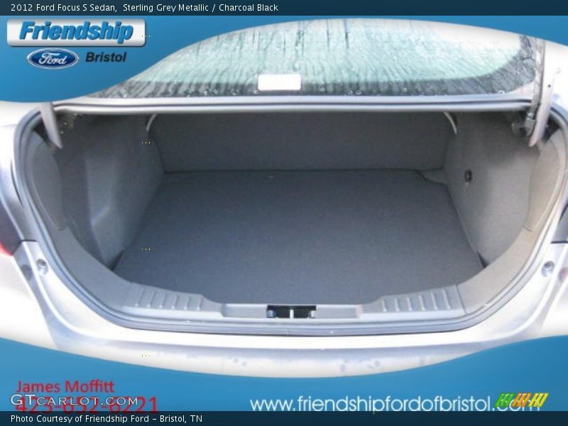 Sterling Grey Metallic / Charcoal Black 2012 Ford Focus S Sedan