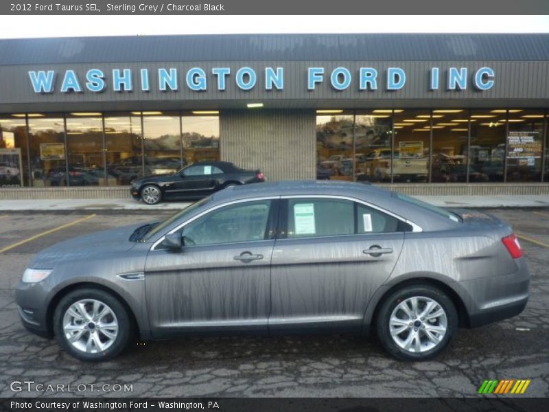 Sterling Grey / Charcoal Black 2012 Ford Taurus SEL