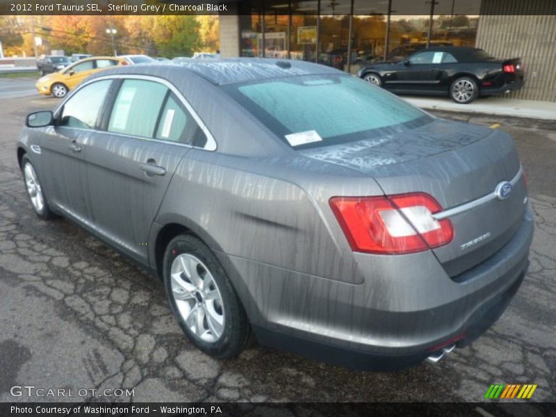 Sterling Grey / Charcoal Black 2012 Ford Taurus SEL