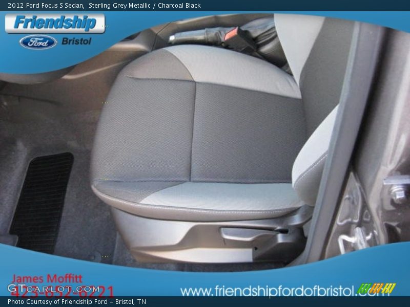Sterling Grey Metallic / Charcoal Black 2012 Ford Focus S Sedan