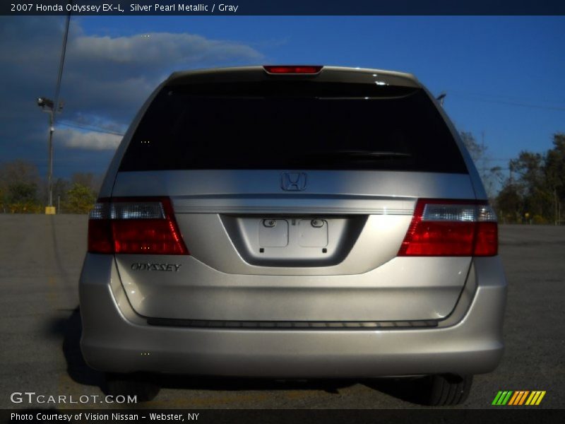 Silver Pearl Metallic / Gray 2007 Honda Odyssey EX-L