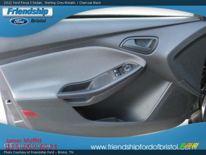Sterling Grey Metallic / Charcoal Black 2012 Ford Focus S Sedan
