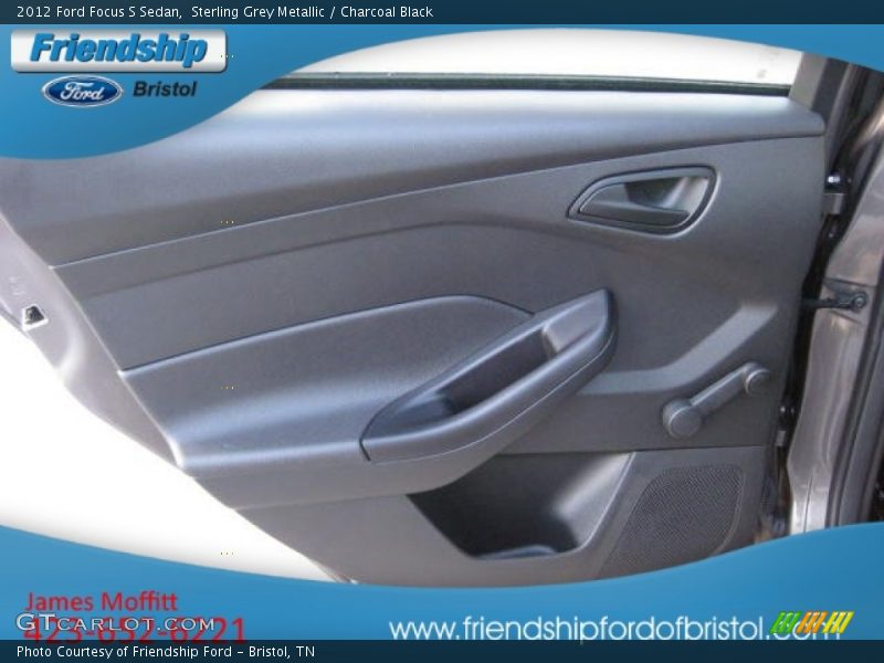 Sterling Grey Metallic / Charcoal Black 2012 Ford Focus S Sedan