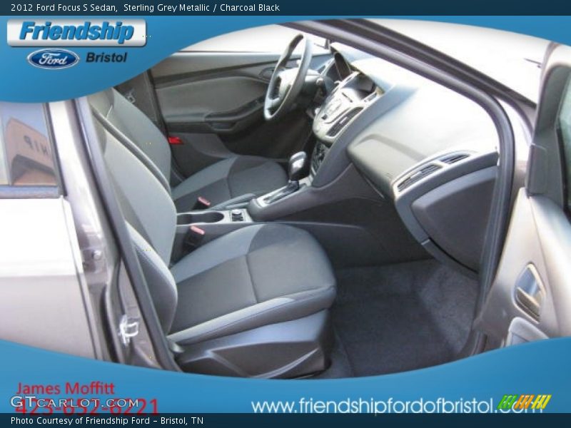 Sterling Grey Metallic / Charcoal Black 2012 Ford Focus S Sedan