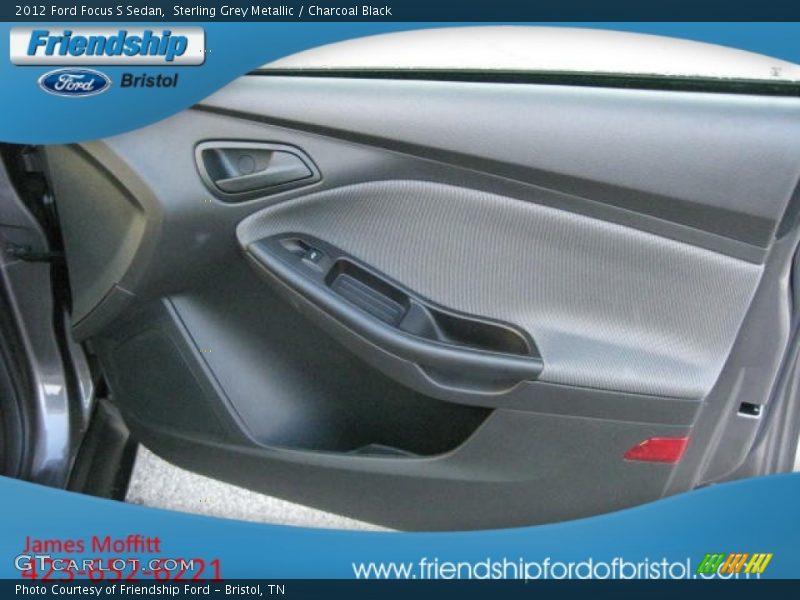 Sterling Grey Metallic / Charcoal Black 2012 Ford Focus S Sedan