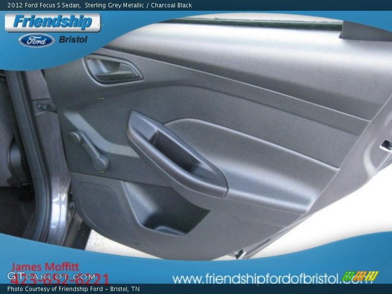 Sterling Grey Metallic / Charcoal Black 2012 Ford Focus S Sedan